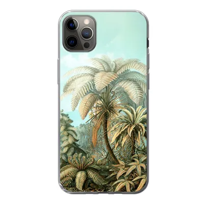 Produktbild von MuchoWow® Handyhülle Schutzhülle Hülle für iPhone 13 Pro Max Filicinae - Haeckel - Alte Meister Silikon Softcase Handy Hülle - Mobiltelefon