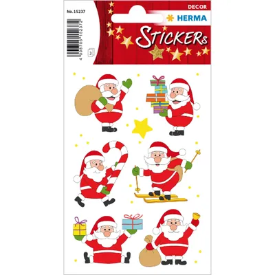 Produktbild von HERMA Sticker Freund Nikolaus, Papier, Mehrfarbig, Permanent, Christmas, Weihnachten, 21 Stück(e)