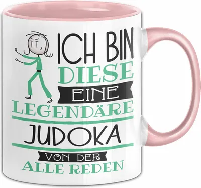 Produktbild von Judoka Tasse Geschenk Ich Bin Diese Eine Legendäre Judoka Von Der Alle Reden Geschenkidee Geburtstag Weihnachten (Rosa)