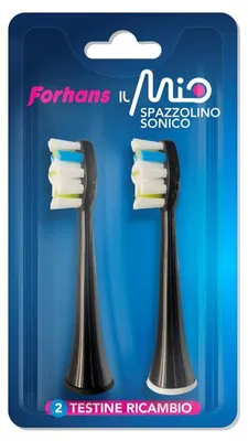 Produktbild von Forhans Ilmio Schallzahnbürste, 2 Ersatzbürstenköpfe