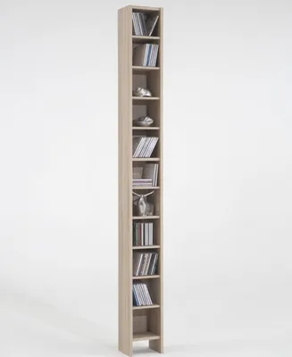 Produktbild von FMD Möbel HALLO 2 CD-/Videoregal - Eiche - Maße: 19,5 cm x 185 cm x 16,5 cm; 210-002