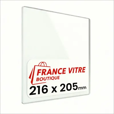 Kaminscheibe 216 × 205 × 4 mm