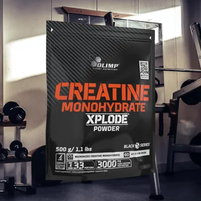 Produktbild von Creatine Monohydrate Xplode Powder (500g) Orange