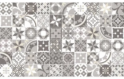 Image de Autocollants décoratifs pour meubles – 60 autocollants VARMA imitant des carreaux de ciment – 60 autocollants de 15 x 15 cm