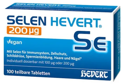 Immagine prodotto di Selen Hevert, 200 µg, 100 compresse