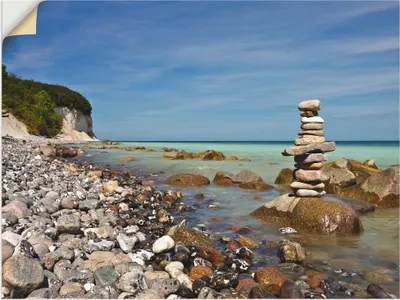 Produktbild von ARTland Wandbild, selbstklebend An der Ostseeküste auf Rügen Größe: 60x45 cm
