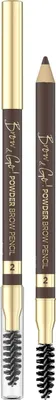 Produktbild von Eveline Cosmetics Brow & Go! – langanhaltender, präziser Augenbrauenstift, Farbton 02