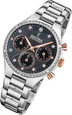 Produktbild von Festina Damen Uhr Boyfriend F20401/4 Edelstahl Armbanduhr silber UF20401/4