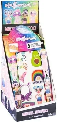Immagine prodotto di Tatuaggi Metallici Influencer - Blister