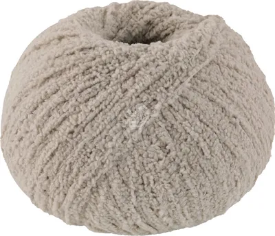 A single ball of yarn on a white background.