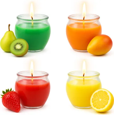 Image de Bougies parfumées "Selection" - 12 bougies en mélange Fruit Selection
