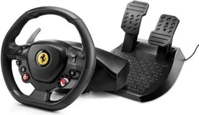 Productafbeelding van Thrustmaster Ferrari T80 488 GTB Edition - Stuurset en pedalen - met kabel - voor PC en Sony PlayStation 4