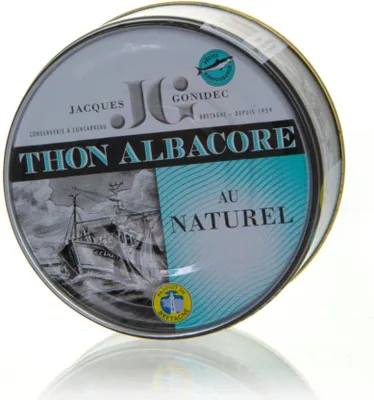 Produktbild von Jacques Gonidec weißer Thunfisch in Salzlake