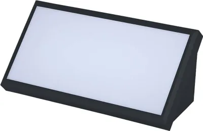 Image de Applique LED V-TAC - Softlight - IP65 Waterproof - Noir - 20W - 2045 Lumens - 3000K