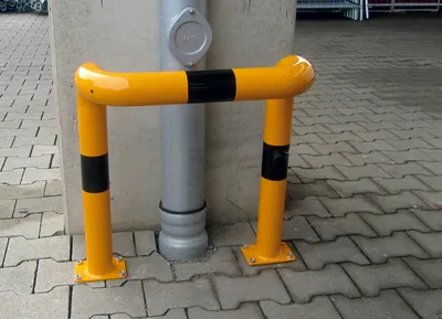 Produktbild von Rammschutzbügel, doppelseitig, zum Aufdübeln 1000 mm Breite, 650 mm Höhe