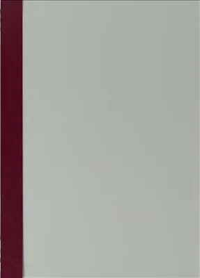 Produktbild von Abdeckfolie mit Kartonrand in Noblesse-Struktur für Surebind, Farbe bordeaux, 100er Pack mit Rückendeckel