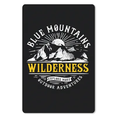 Produktbild von MuchoWow® Mauspad Mousepad Berg - Wild - Jahrgang 18x27 cm - Mousepads - Maus Mat - Pad - Mausunterlage