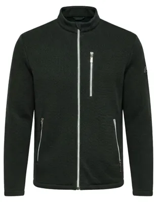 Produktbild von OMBRE Jacke Biker Slim Fit Übergangsjacke C587 dark green XL