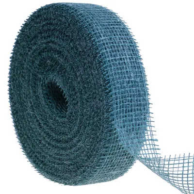 Produktbild von Juteband Netzband Dekoband Jute Grün Salbei  5cm x 40m Dekoration