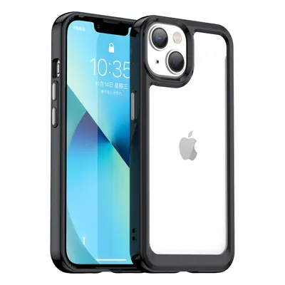 Zdjęcie produktu dla Outer Space Case etui iPhone 14 Plus sztywny pokrowiec z żelową ramką czarny