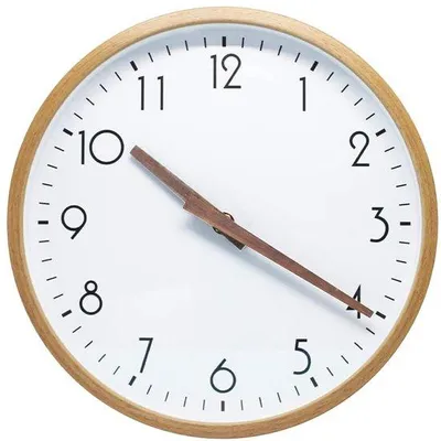 Produktbild von 10 Zoll Holuhr, moderne stille Wanduhr, Tischuhr für Wohnzimmer, Küche, kein tickendes Geräusch, Innenuhr, nicht tickende Wanduhr, Wanduhr (weiß)