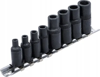 Produktbild von SATRA | Stecknuss Adapter, 1/4 3/8 2,8-8,5mm, Innenvierkant-Muttern, Magnetische Adapter
