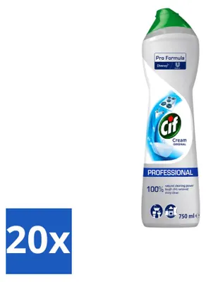 Produktbild von 20 x Cif Scheuermilch Original 750 ml - Vorteilspackung - 20 Stücke