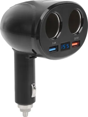 Obrázek produktu pro Nabíječka s úložným prostorem pro cigarety Duální USB port Splitter Distributor Automobilová elektronika