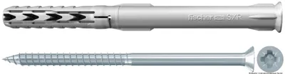 Produktbild von fischer Langschaftdübel SXR 8 x 100 Z Senkkopfschraube (PZ), 5 Stück