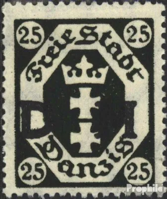 Produktbild von Briefmarken Danzig 1921 Mi D5 postfrisch Dienstmarke