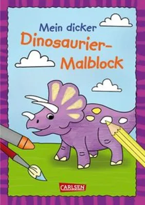 Produktbild von Mein dicker Dinosaurier-Malblock
