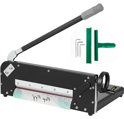 Produktbild von Papierschneider - Briefschneider - Guillotine - Schneidemaschine - Papierknipser - Robuster Metallrahmen