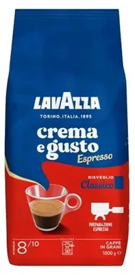 Obrázek produktu pro Lavazza 8000070038974, 1 kg, Caffe crema, Espresso, Tmavě pražená, 1 kusů