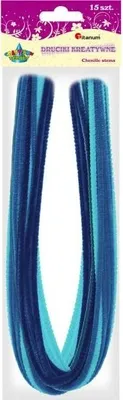 Immagine prodotto di Fili decorativi blu, 15 pezzi - Titanum