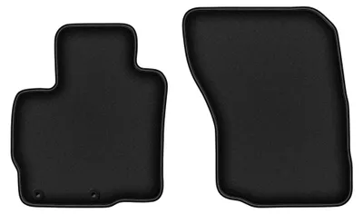 Image de Tapis avant en moquette pour Mitsubishi Outlander III depuis 2012 (SUV) – 2 pièces, noirs, sur mesure – Wielganizator DURBAN