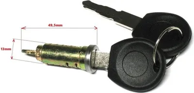 Produktbild von Türschloss / Schließzylinder + 2x Schlüssel für VW Polo 6N Caddy II Seat Ibiza