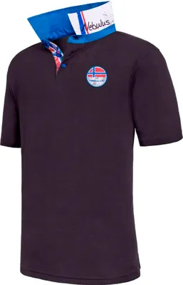Productafbeelding van Nebulus Poloshirt REBOUND, herenmodel, shirt, sweatshirt, polo, P6580 - heren, zwart-kobalt, maat M