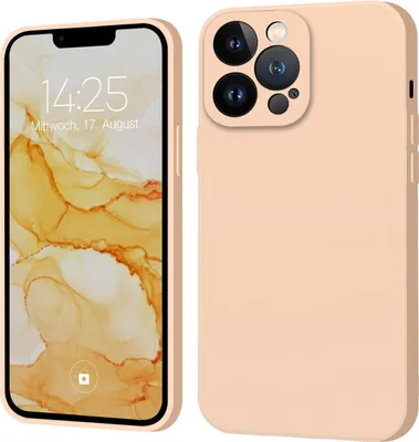 Produktbild von Hülle für iPhone 13 Pro Case Cover Bumper Silikon Softgrip Schutzhülle Farbe: Rosa