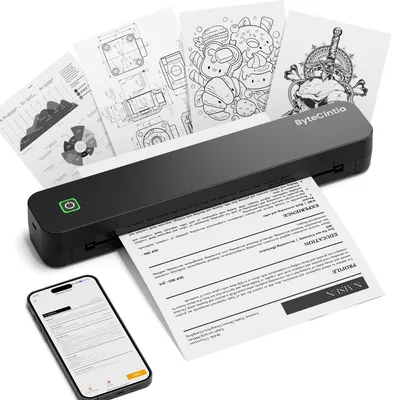 Productafbeelding van C80 Draagbare printer voor reizen, Bluetooth thermische printer ondersteunt A4