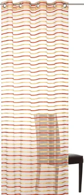 Produktbild von Elbersdrucke Ösenschal Zen terra-orange halbtransparent 140 x 255 (BxH) cm