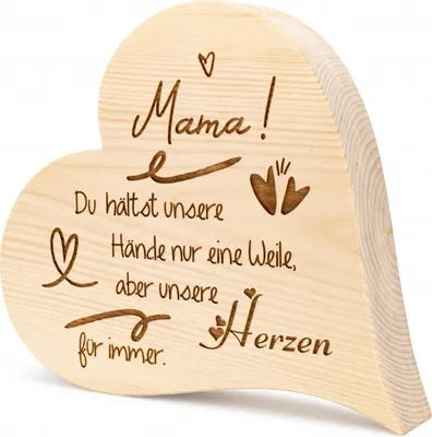 Produktbild von Zirbenherz Mama! 30cm