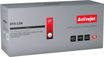 Produktbild von Activejet ATH-15N Tonerkartusche (Ersatz für HP 15A C7115A, Canon EP-25; Höchste; 3000 seiten; schwarz), 3000 Seiten, Schwarz, 1 Stück(e)