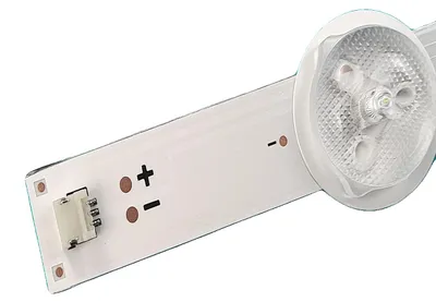 Productafbeelding van LED-achtergrondverlichtingsstrips, lengte 849 mm, spanning 3 V, 8 LED's per strip, compatibel met verschillende modellen, set van 5 strips
