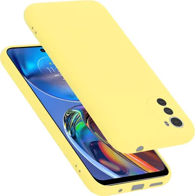 Produktbild von Cadorabo Schutzhülle für Motorola MOTO E32 4G / E32S Hülle in Gelb Handyhülle Case Cover TPU Etui
