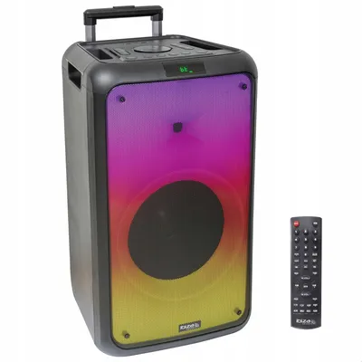Zdjęcie produktu dla Głośnik przenośny Ibiza Street-Wave-MAX czarny 600 W Bluetooth