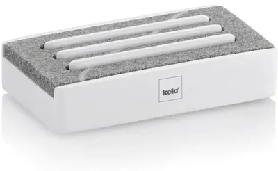Zdjęcie produktu dla Kela 23691, Biały, Polyresin, Prostokątny, 70 mm, 120 mm, 30 mm