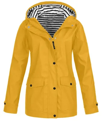 Imagen del producto de Chaqueta impermeable de softshell para mujer, con forro interior acolchado