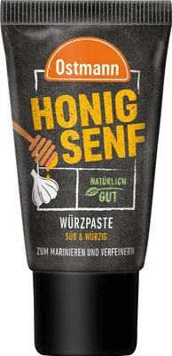 Produktbild von Ostmann Honig Senf Würzpaste mit der typischen Schärfe Tube 55g