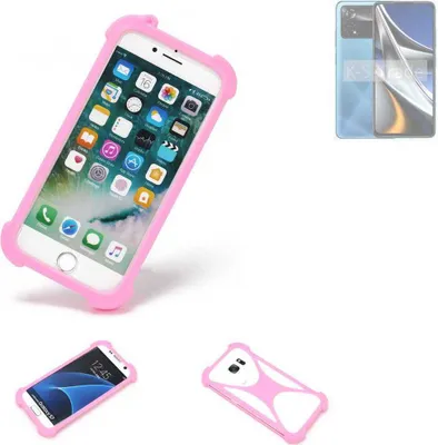 Produktbild von K-S-Trade Handy Hülle kompatibel mit POCO X4 Pro 5G Schutz Hülle Bumper Silikon Schutz Hülle Cover Case Silikoncase Silikonbumper TPU Softcase