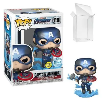Produktbild von FUNKO POP! - MARVEL - Avengers Endgame Captain America #1198 Special Edition